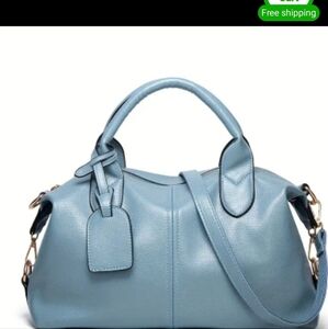 Elegant Blue Women's Handbag